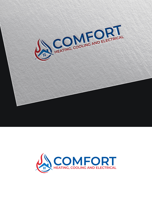 Logo Design by Riya.Designs for Comfort Heating Cooling and Electrical | Design #29813755