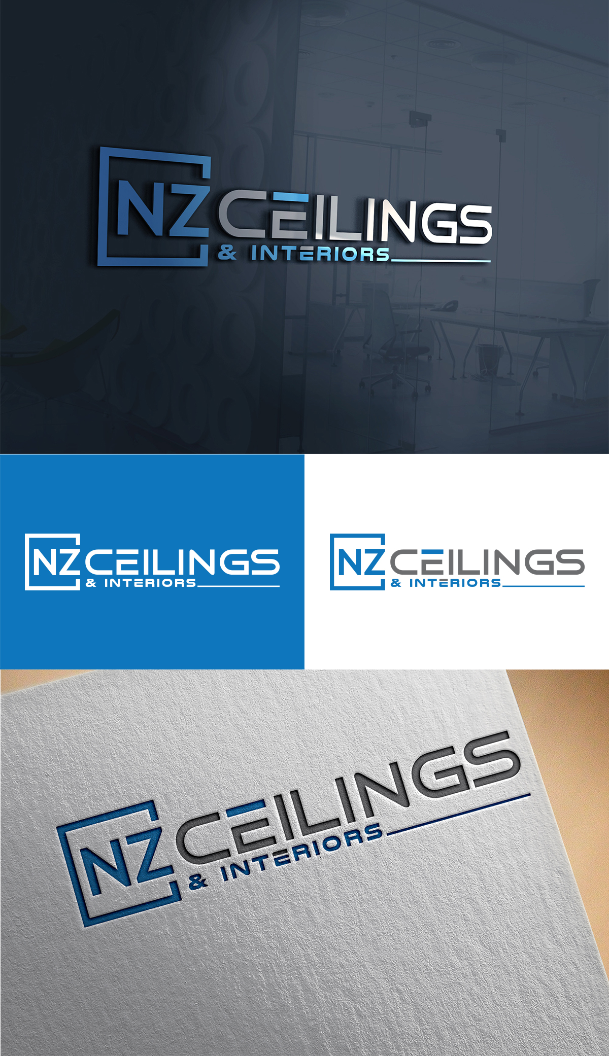 Diseño de Logo por Imran_me para NZ Ceilings Ltd | Diseño #29805200