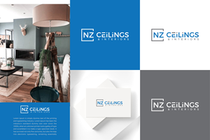 Logo Design by MX LogoArt for NZ Ceilings Ltd | Design: #29804104