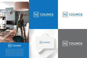 Logo Design by MX LogoArt for NZ Ceilings Ltd | Design: #29804106