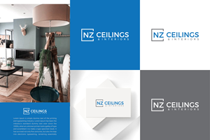 Logo Design by MX LogoArt for NZ Ceilings Ltd | Design: #29804107