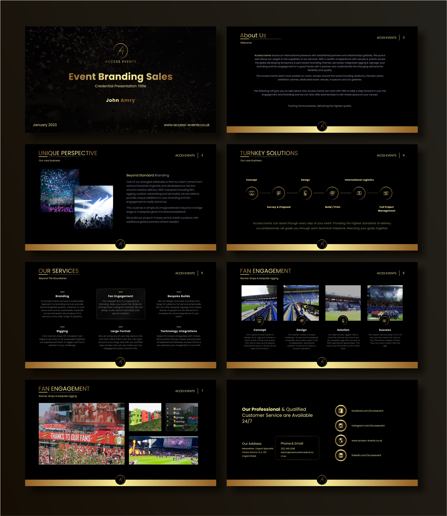 PowerPoint Design by Awang_ for Access Events | Design #29846793