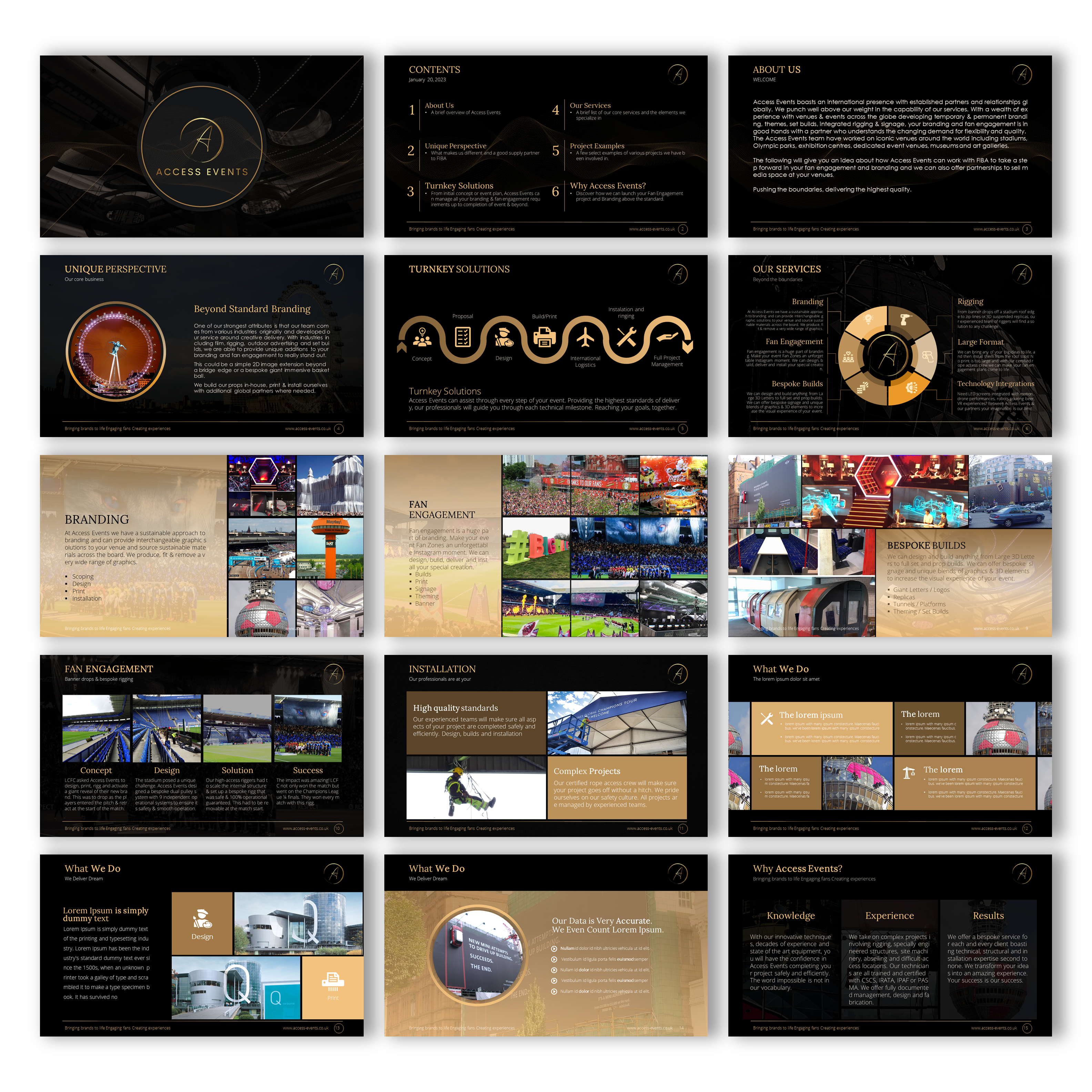 PowerPoint Design by joseborgesbarboza 2 for Access Events | Design #29815271