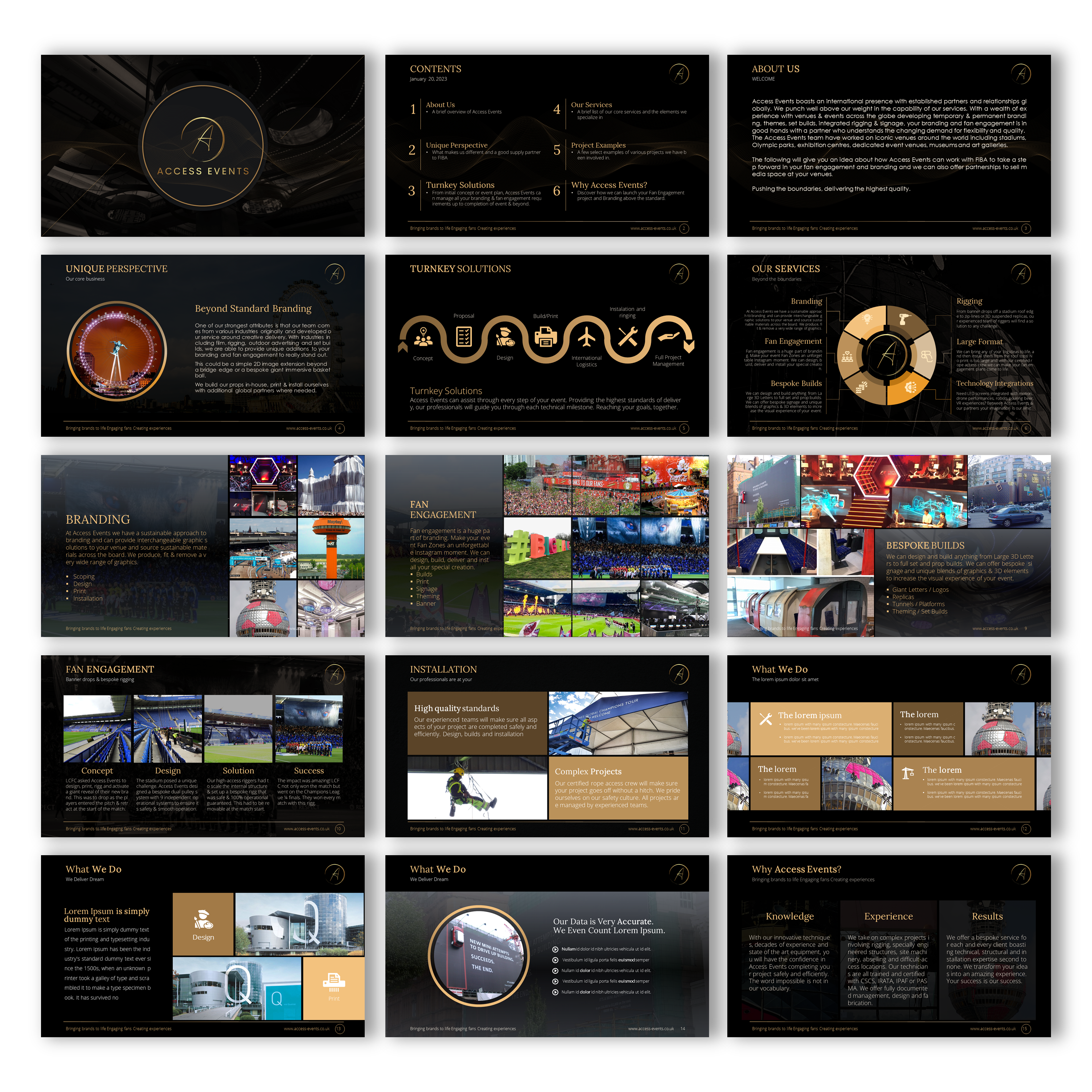 PowerPoint Design by joseborgesbarboza 2 for Access Events | Design #29815273