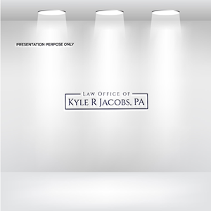 Design de Logo par RS_Design pour Law Office of Kyle R Jacobs PA | Design : #29807866