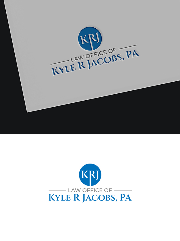 Logo Design by Riya.Designs for Law Office of Kyle R Jacobs PA | Design #29819665