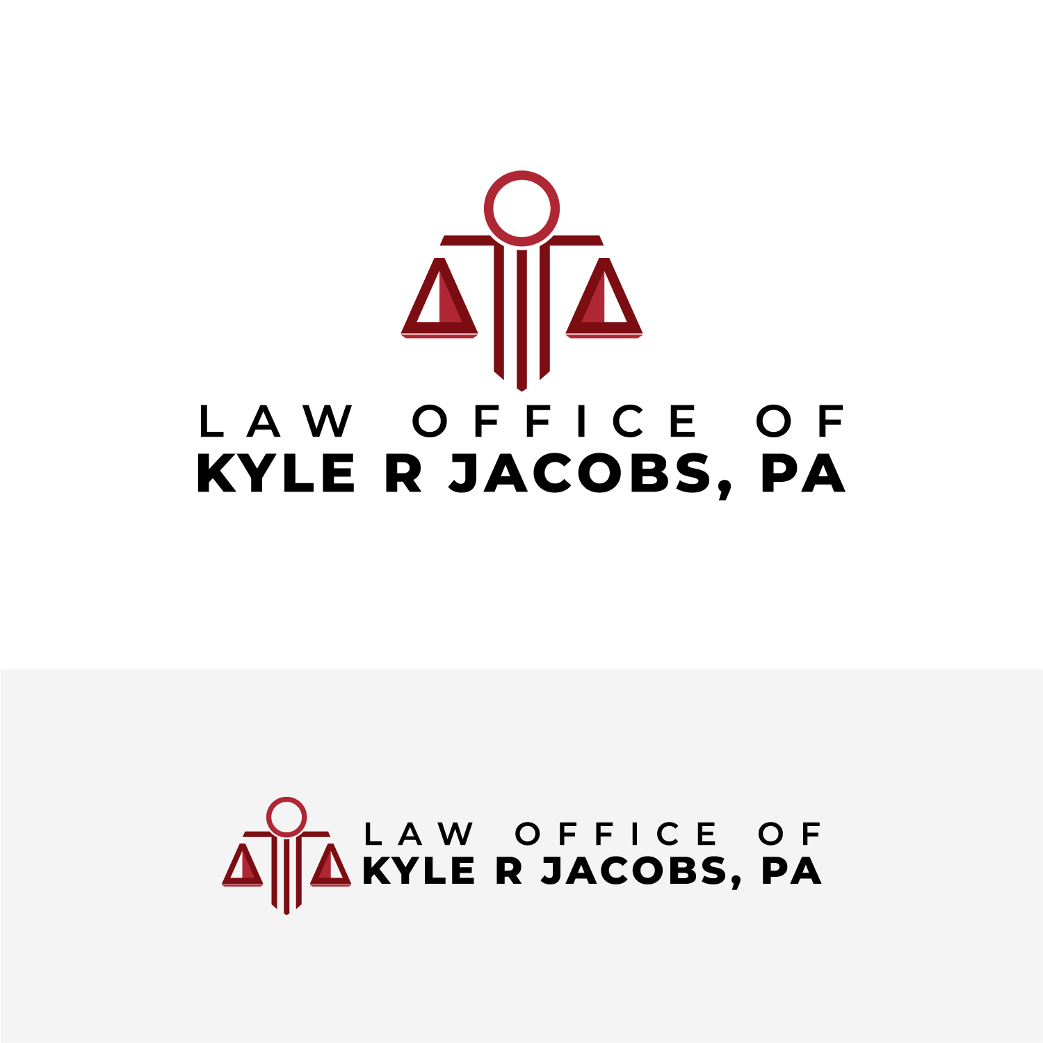 Logo Design by Thinkssoft for Law Office of Kyle R Jacobs PA | Design #29807299