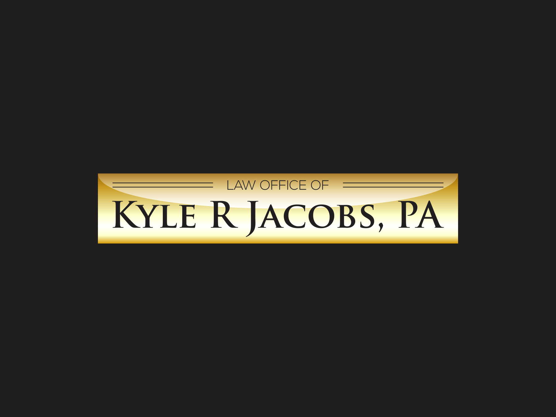 Design de Logo par R16 pour Law Office of Kyle R Jacobs PA | Design #29820737