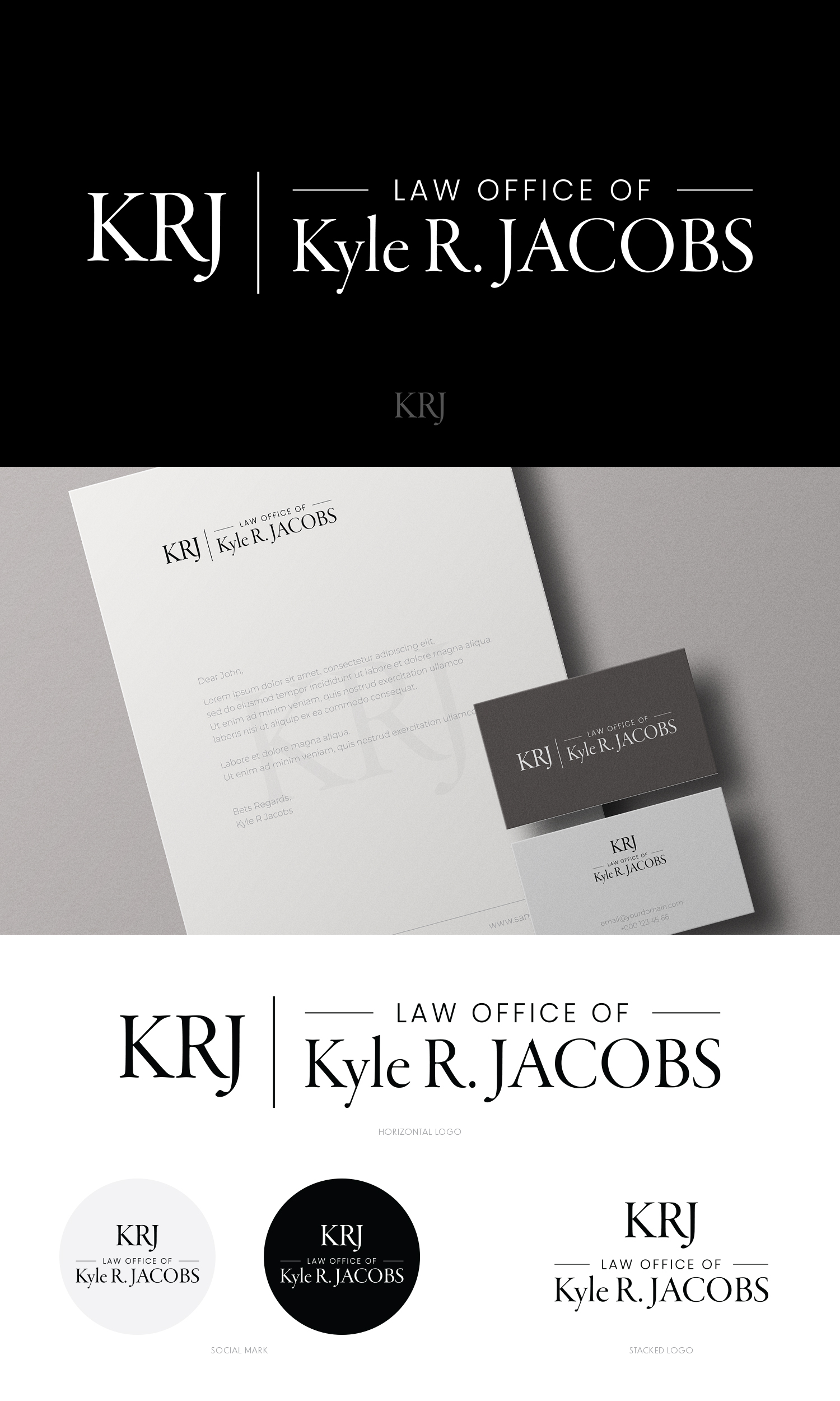 Design de Logo par Modeform pour Law Office of Kyle R Jacobs PA | Design #29816994