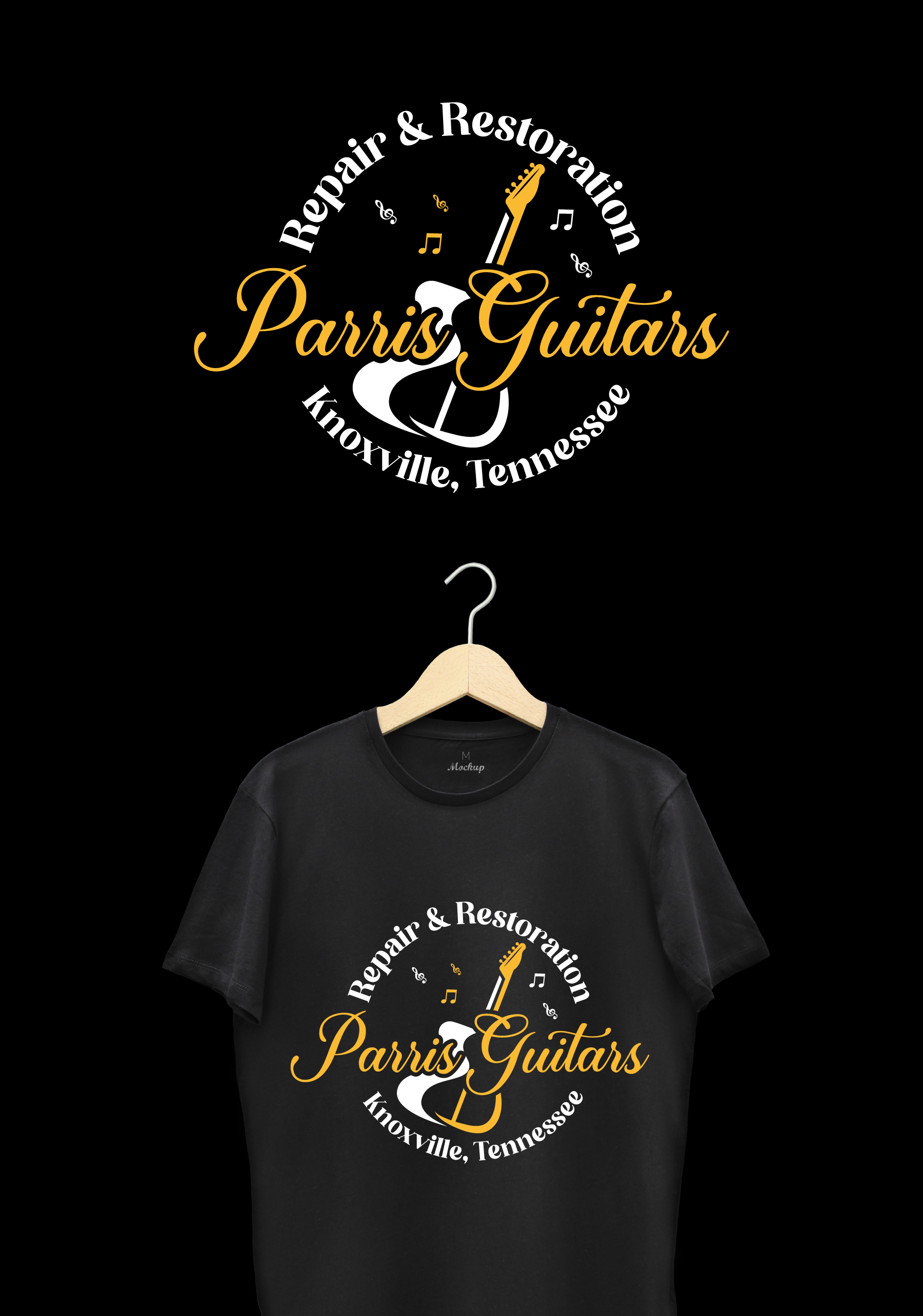 Logo Design by debdesign for Bryan Parris Guitar Repair | Design #29810698