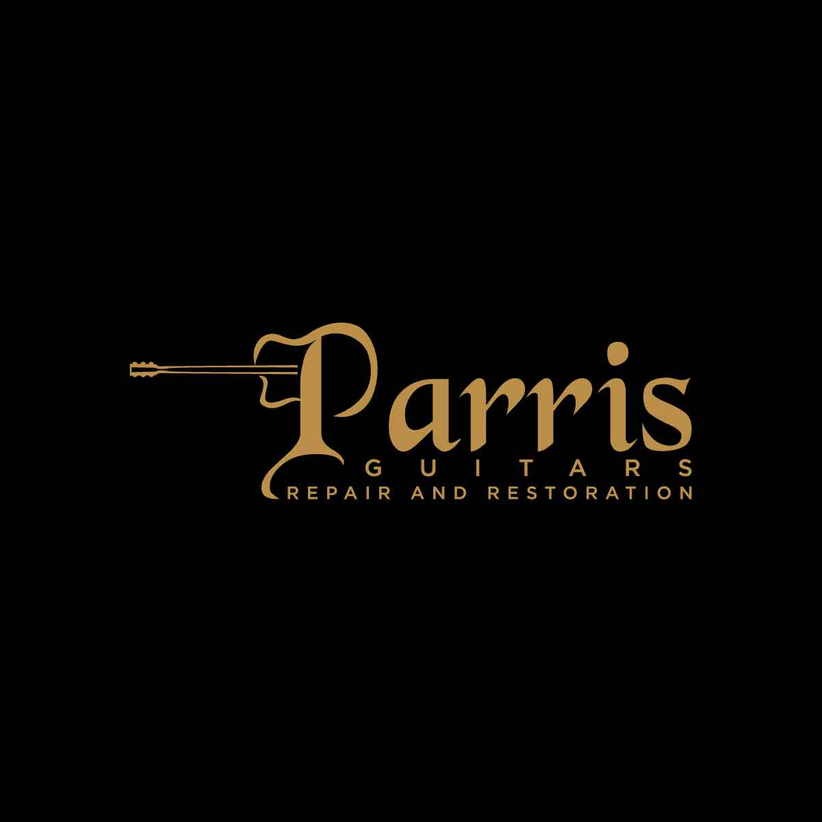 Logo Design by fly  design for Bryan Parris Guitar Repair | Design #29827227
