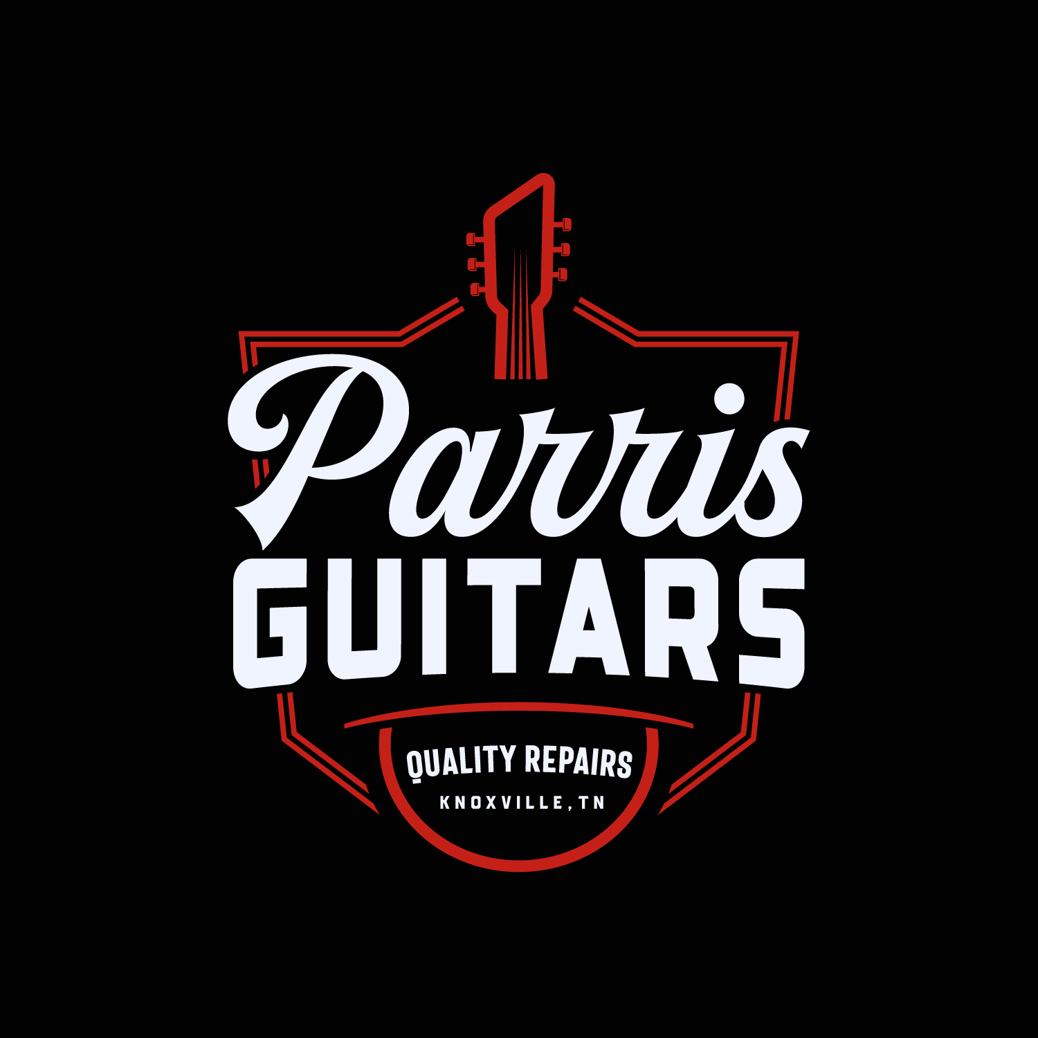 Logo Design by AlexMorisseau for Bryan Parris Guitar Repair | Design: #29819753