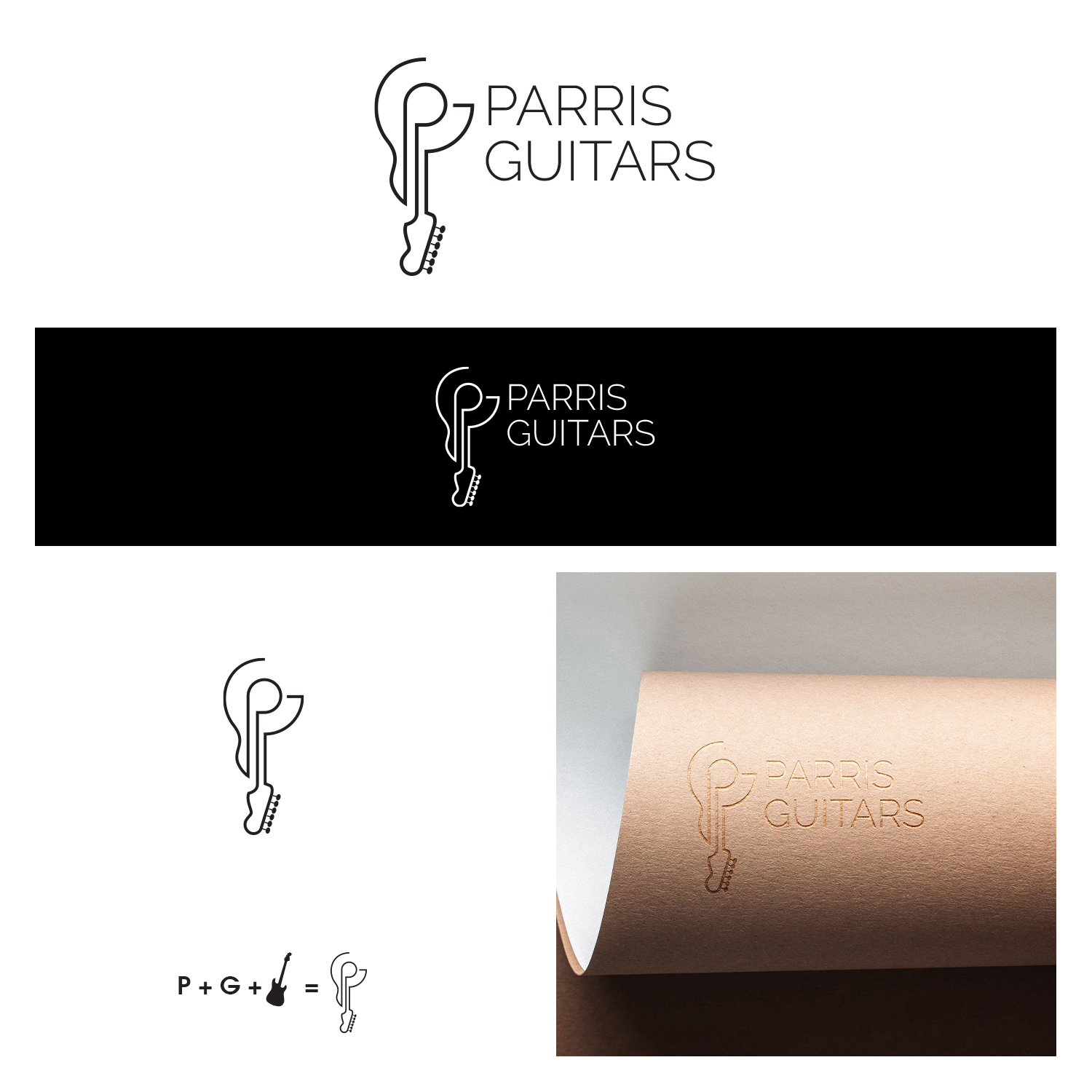 Logo Design by Maxo-Biz for Bryan Parris Guitar Repair | Design #29810549