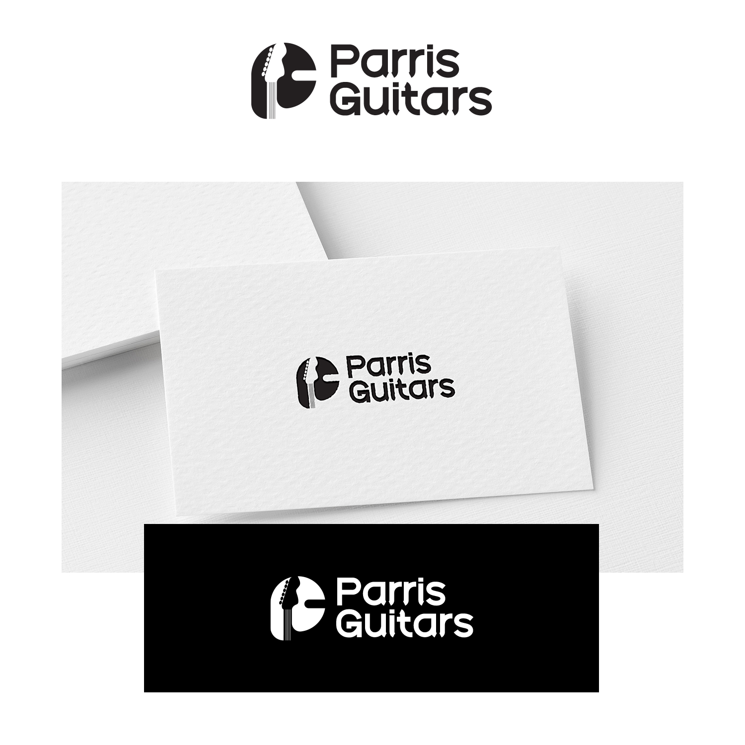 Logo Design by Maxo-Biz for Bryan Parris Guitar Repair | Design #29810550
