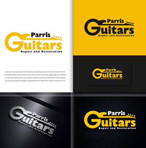 Logo Design by Tonmoyy for Bryan Parris Guitar Repair | Design #29816159