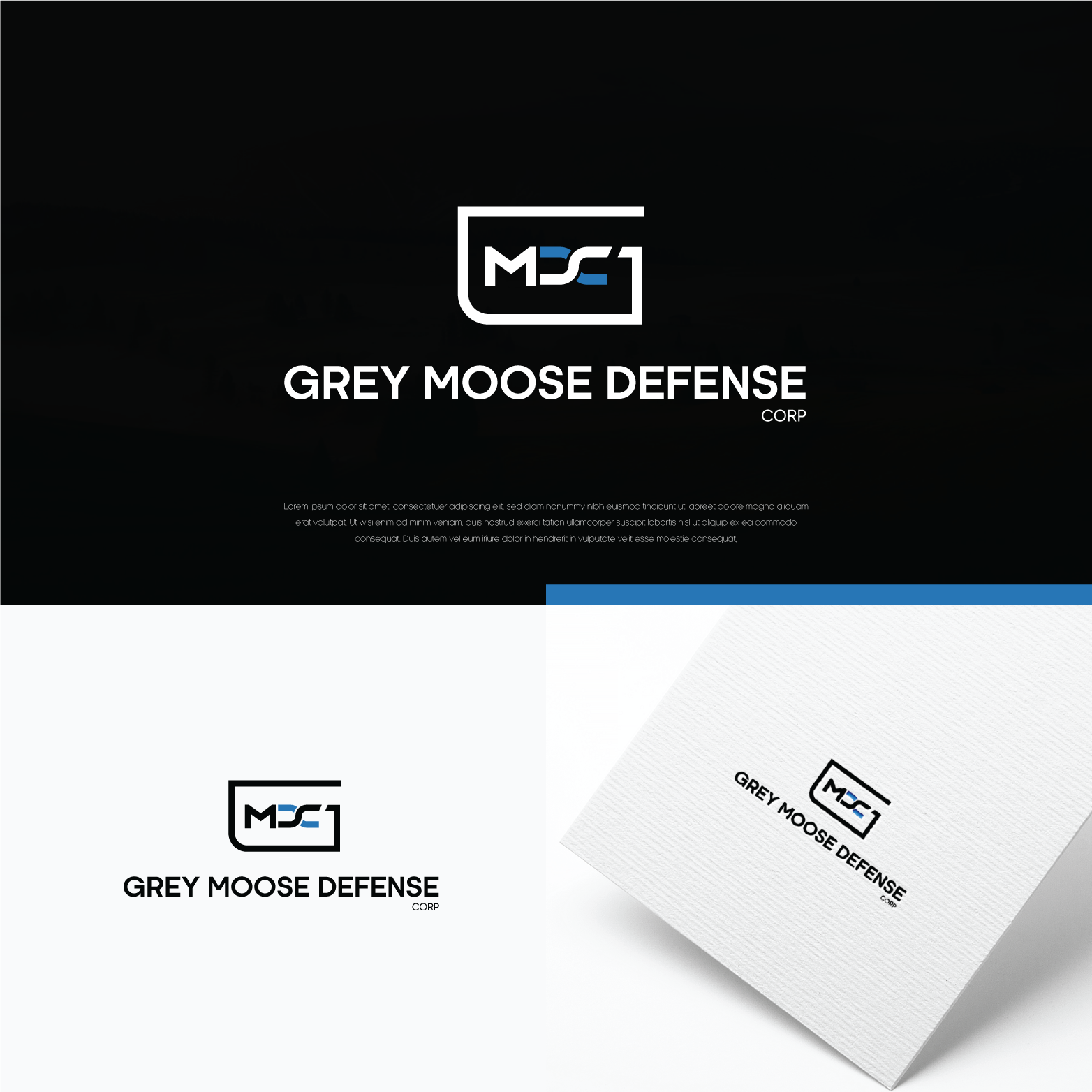 Logo Design by Shigh5 for Grey Moose Defense | Design #29818018