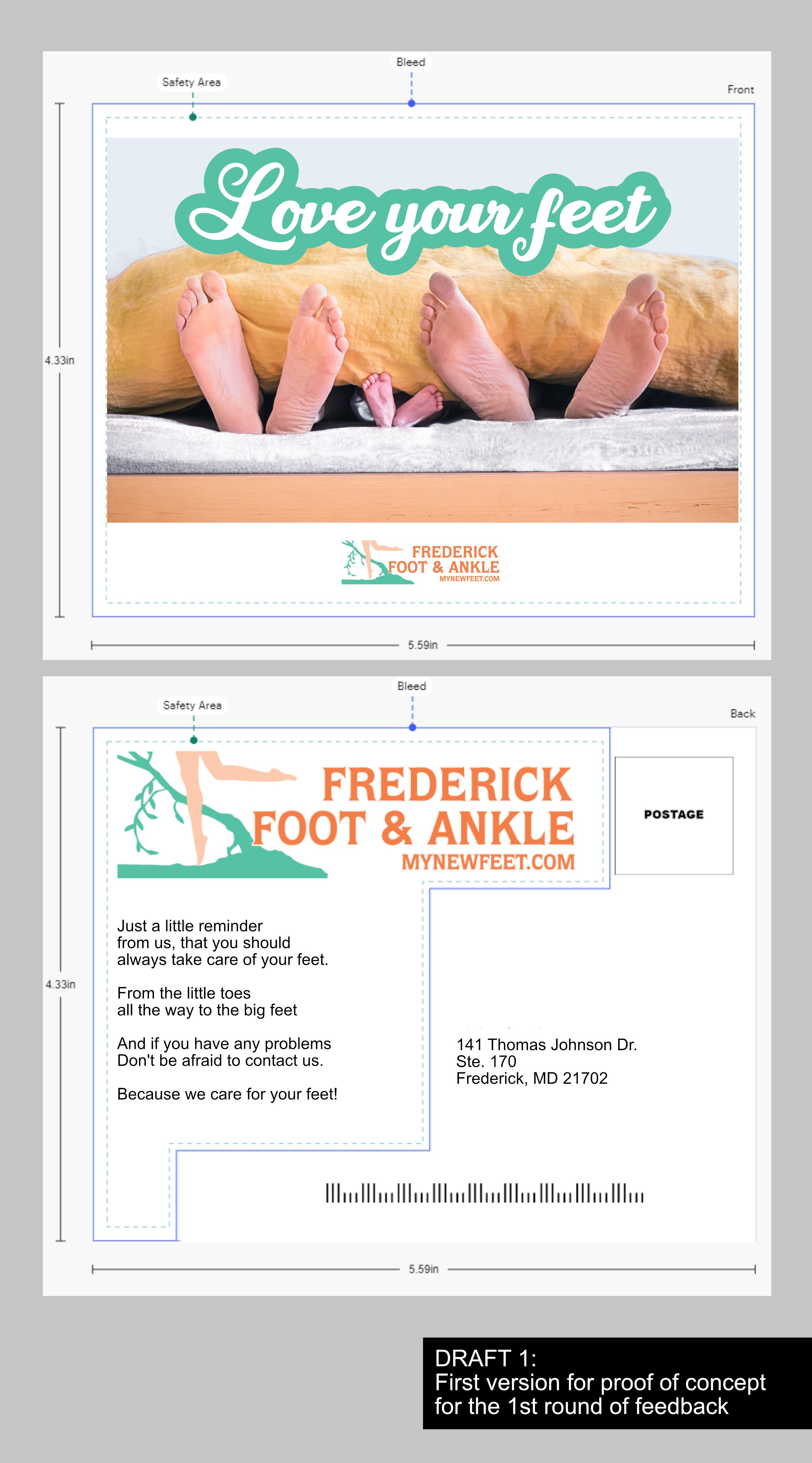 Diseño de Papelería por AnninWonderland para Frederick Foot & Ankle | Diseño #29819391