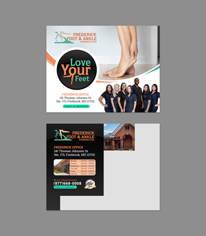 Stationery Design by Sun Moon Graphic Designer for Frederick Foot & Ankle | Design #29816233