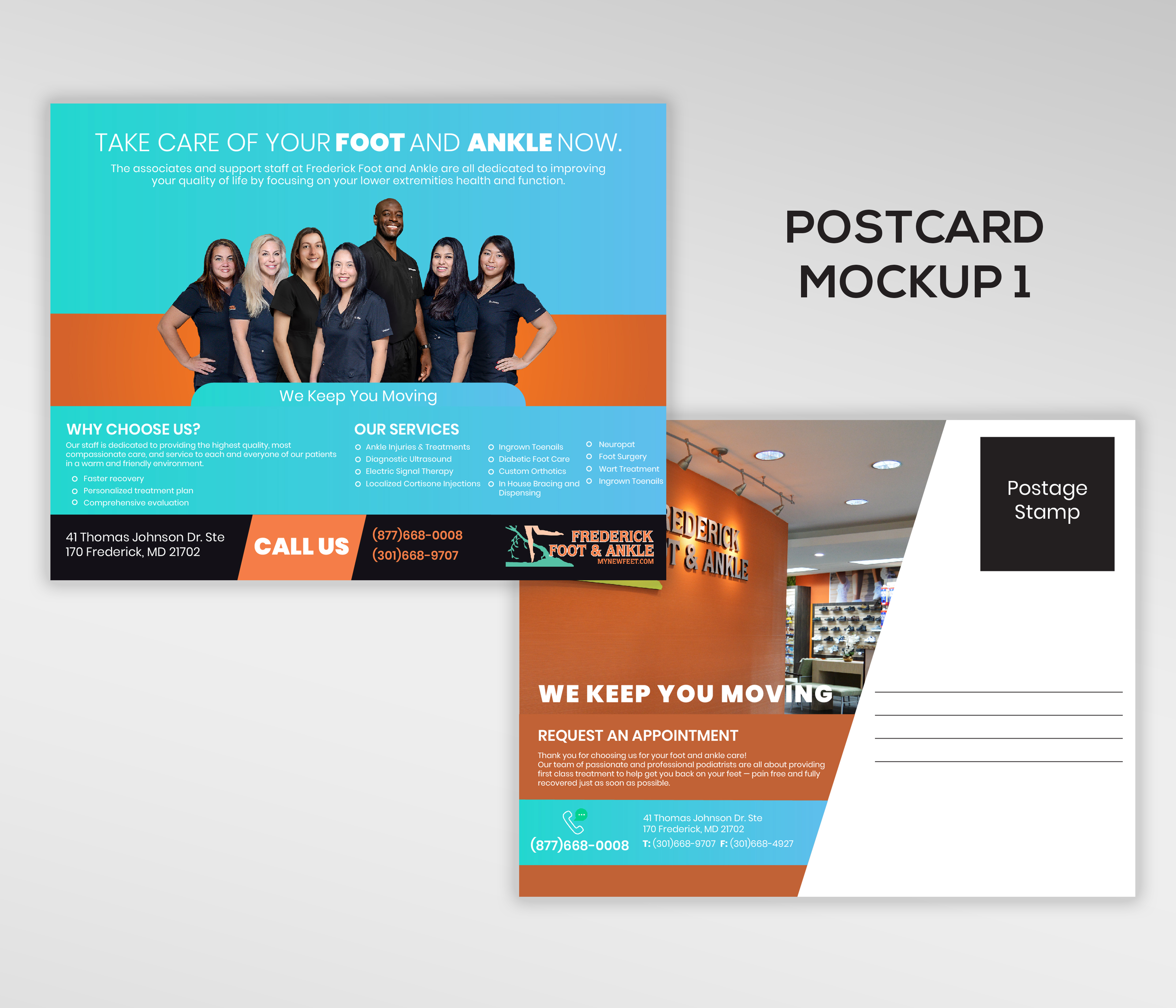 Stationery Design by Expert Designer for Frederick Foot & Ankle | Design #29815987
