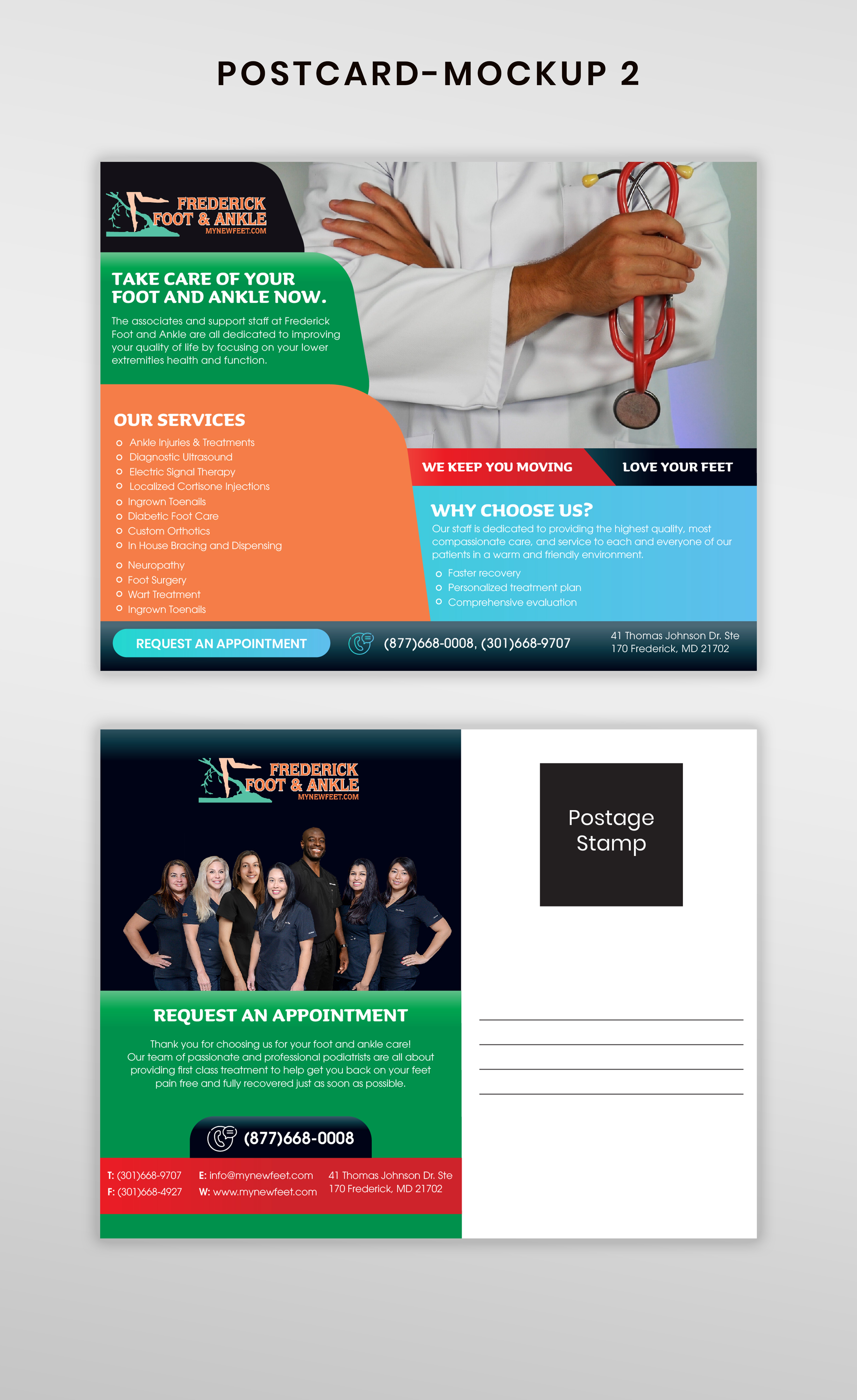 Diseño de Papelería por Expert Designer para Frederick Foot & Ankle | Diseño #29823486