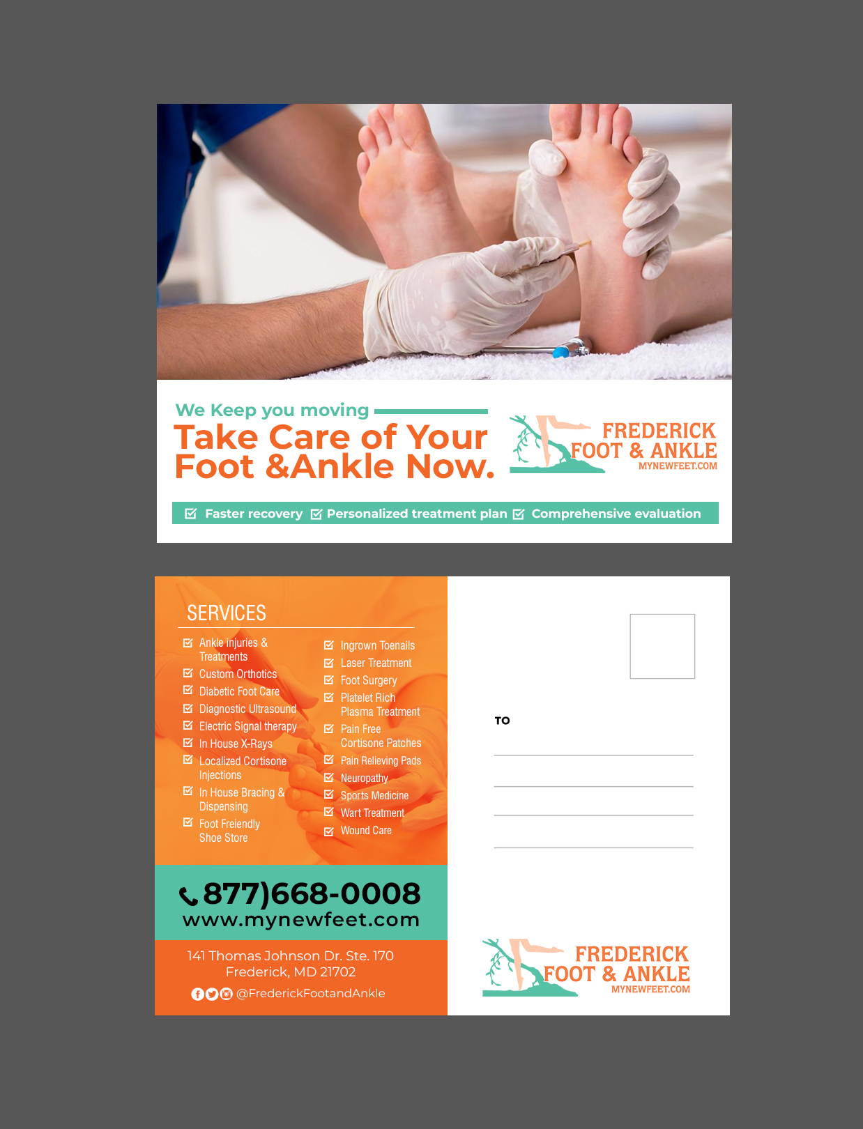 Stationery Design by chandrayaan.creative for Frederick Foot & Ankle | Design #29816908