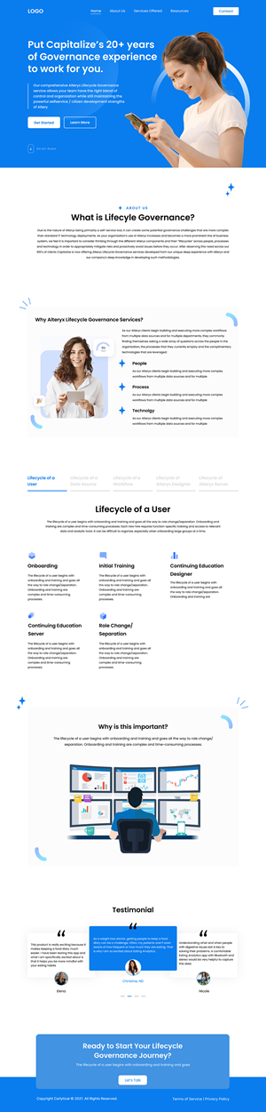 Landing Page Design by Samahir Sharif for this project | Design: #29824486