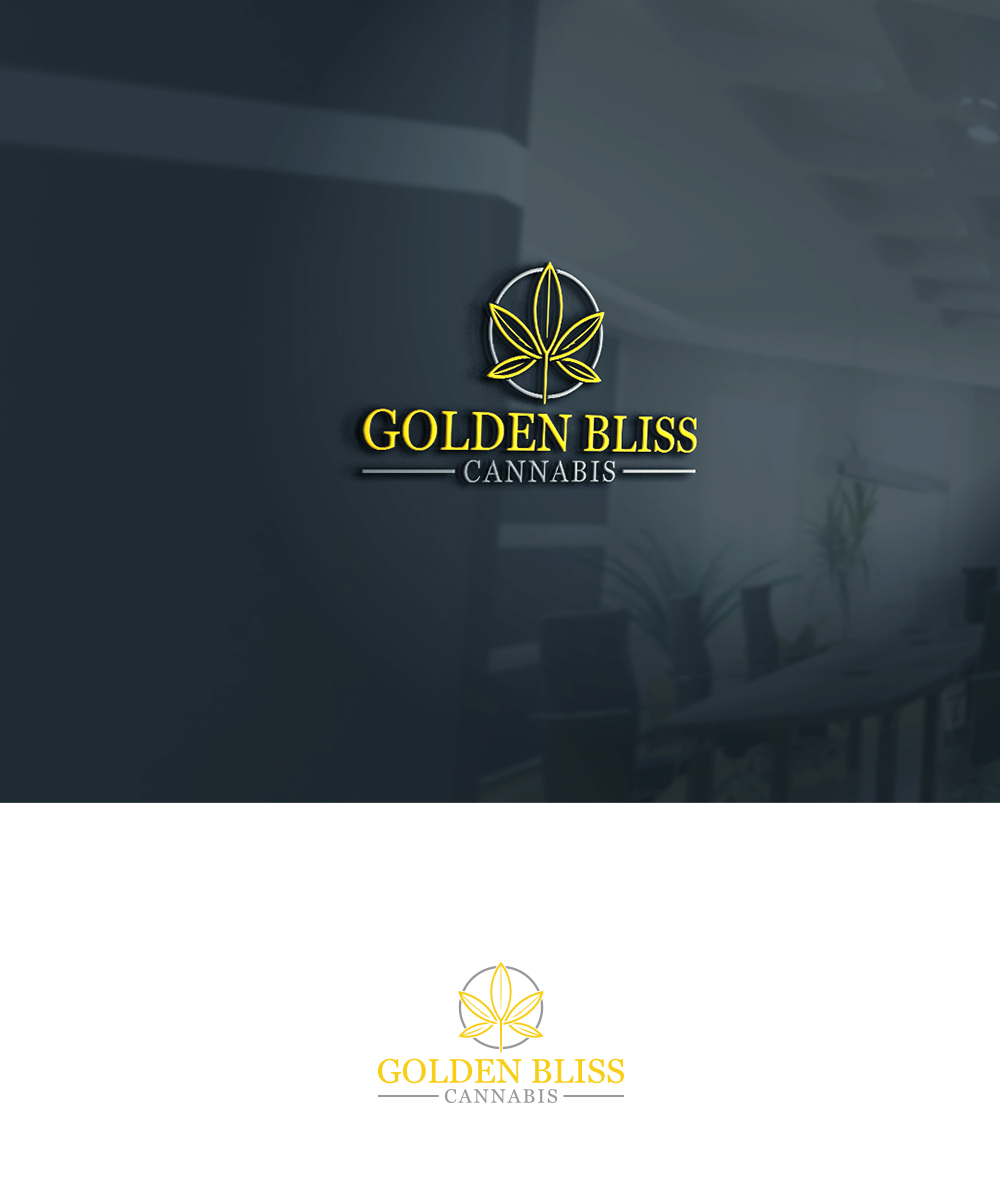 Golden Bliss 30 Logo Designs for Golden Bliss Cannabis