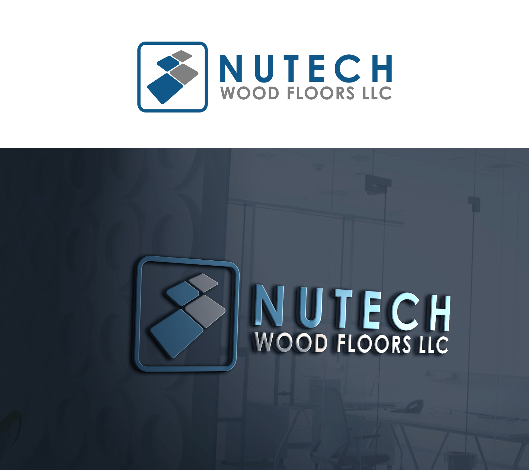 Logo Design by Peak design for Nutech Wood Floors | Design #29819964