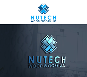 Logo Design by Peak design for Nutech Wood Floors | Design: #29819965