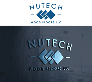Logo Design by Peak design for Nutech Wood Floors | Design: #29819967