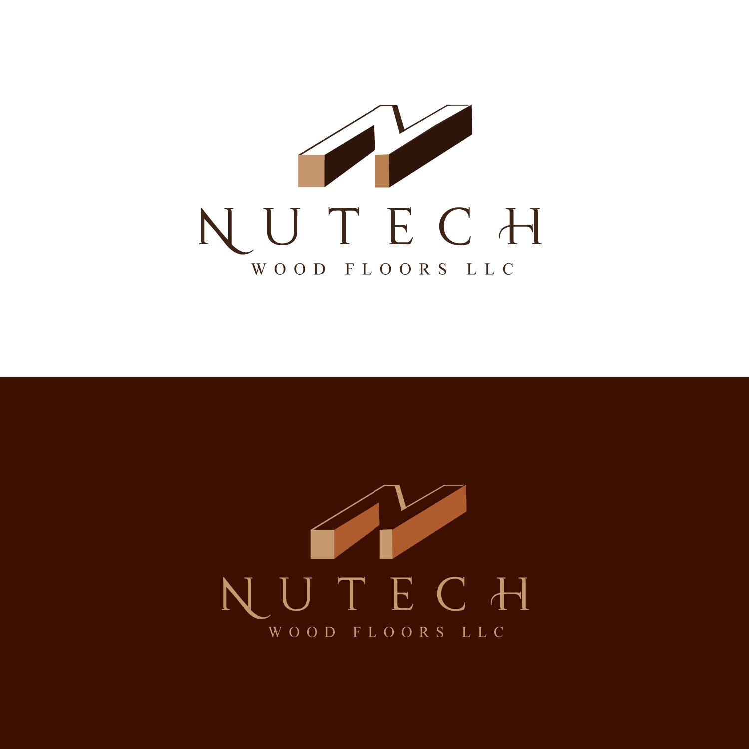 Logo-Design von Revolt Team für Nutech Wood Floors | Design #29815561