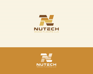 Logo Design by objects for Nutech Wood Floors | Design: #29821034