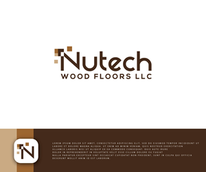 Logo Design by ecorokerz for Nutech Wood Floors | Design: #29817351