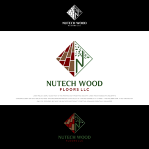 Logo Design by fly  design for Nutech Wood Floors | Design: #29815713