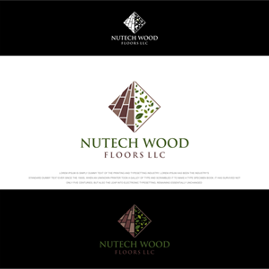Logo Design by fly  design for Nutech Wood Floors | Design: #29815714