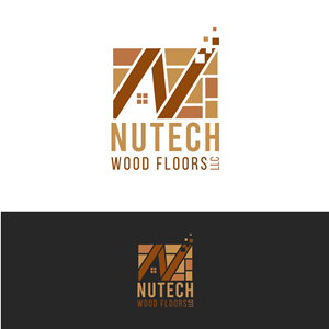Logo Design by fly  design for Nutech Wood Floors | Design: #29816095