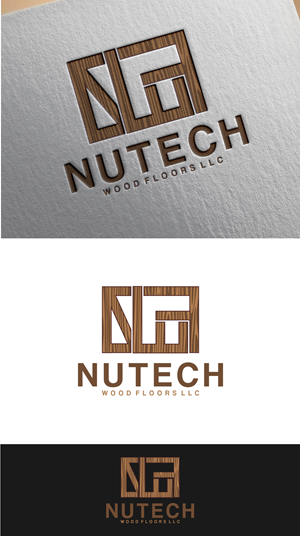 Logo Design by fly  design for Nutech Wood Floors | Design: #29816096