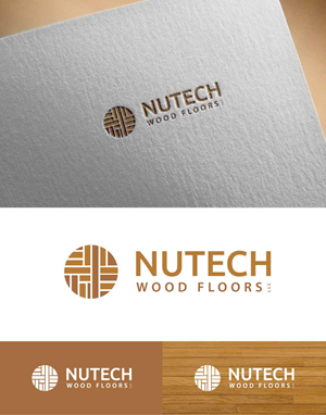Logo Design by fly  design for Nutech Wood Floors | Design: #29816097