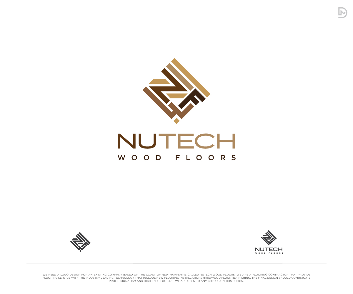 Logo Design by D_Mantra for Nutech Wood Floors | Design #29818584