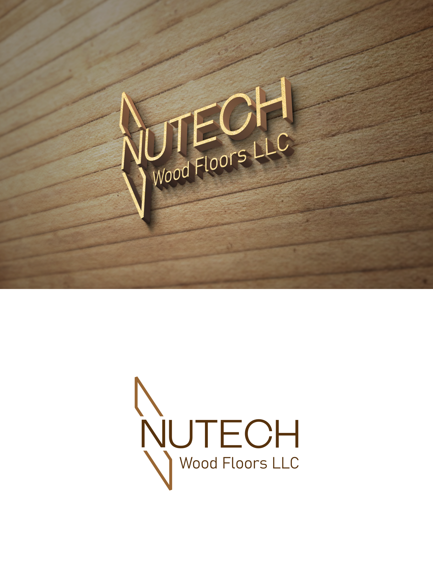Diseño de Logo por BUNG para Nutech Wood Floors | Diseño #29814711