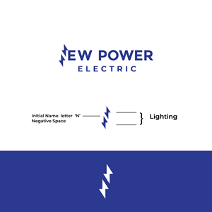 Logo Design by N_erd for New Power Electric | Design: #29820889