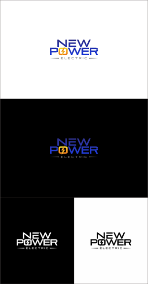 Logo Design by Student_art for New Power Electric | Design: #29819067