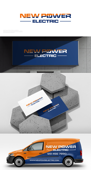 Logo Design by sabina aiko for New Power Electric | Design: #29824289