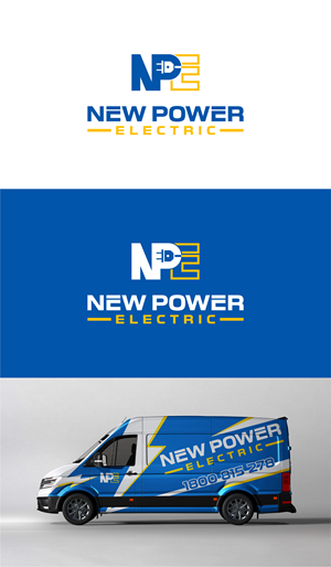 Logo Design by ESP Design for New Power Electric | Design: #29829538