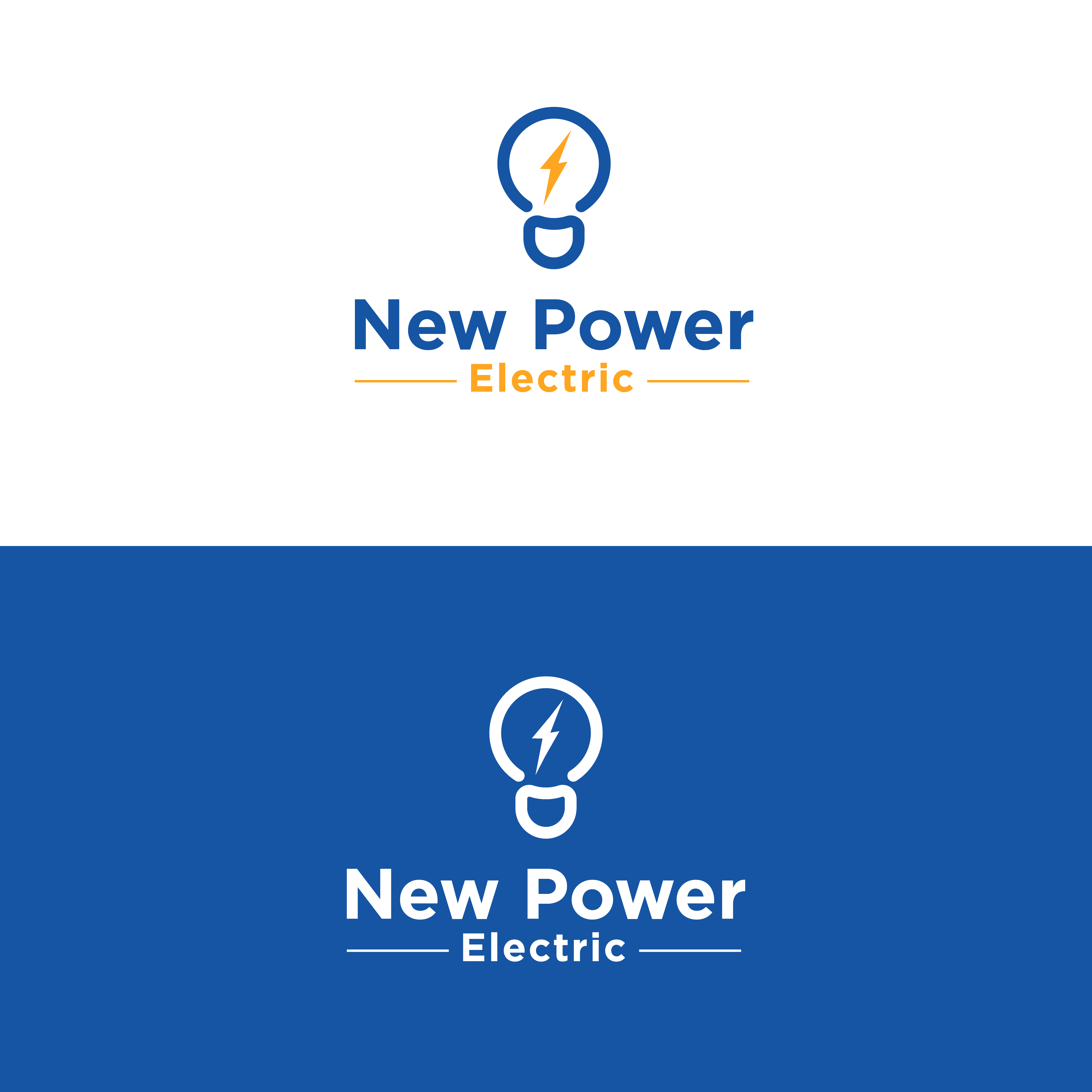 Logo Design by Manikandan M for New Power Electric | Design #29821030