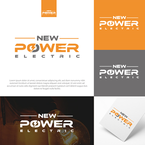 Logo Design by Mosa. Monira for New Power Electric | Design: #29820558