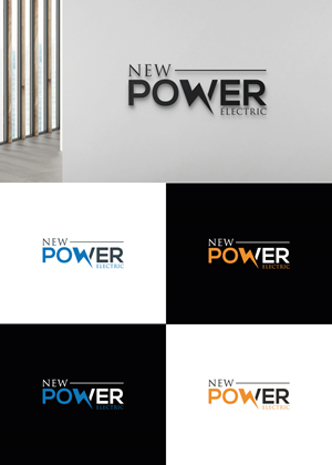 Logo Design by Blackspidey for New Power Electric | Design: #29823425