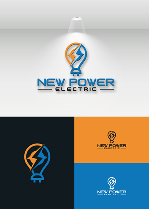 Logo Design by Blackspidey for New Power Electric | Design: #29827005