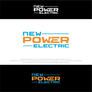 Logo Design by fly  design for New Power Electric | Design: #29822117