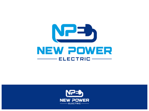 Logo Design by Sacril for New Power Electric | Design: #29821653